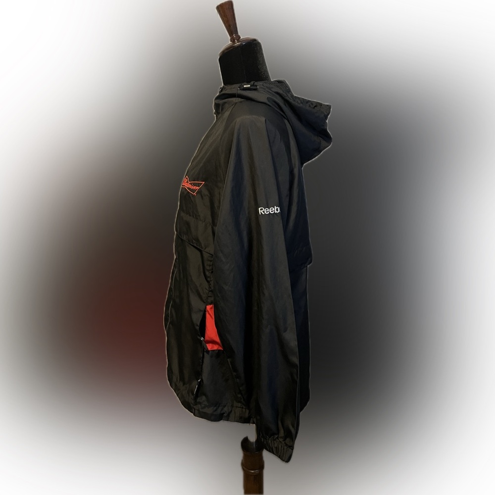 Reebok Budweiser Black Zip-Up Hoodie size M - Picture 5 of 16